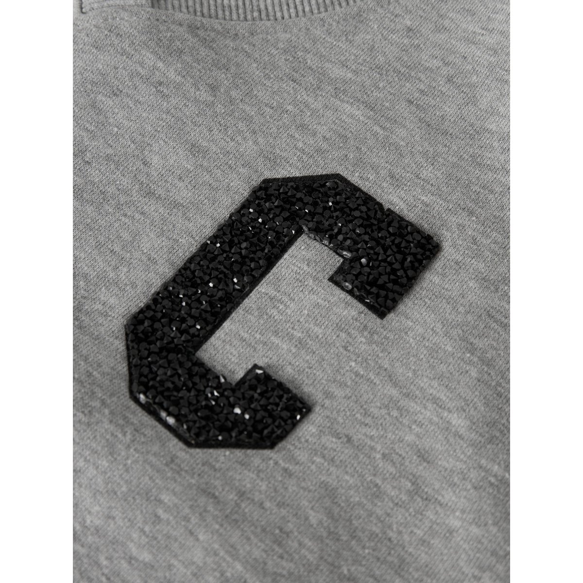 Sweat-Shirt gris - grey melange1, NAME IT