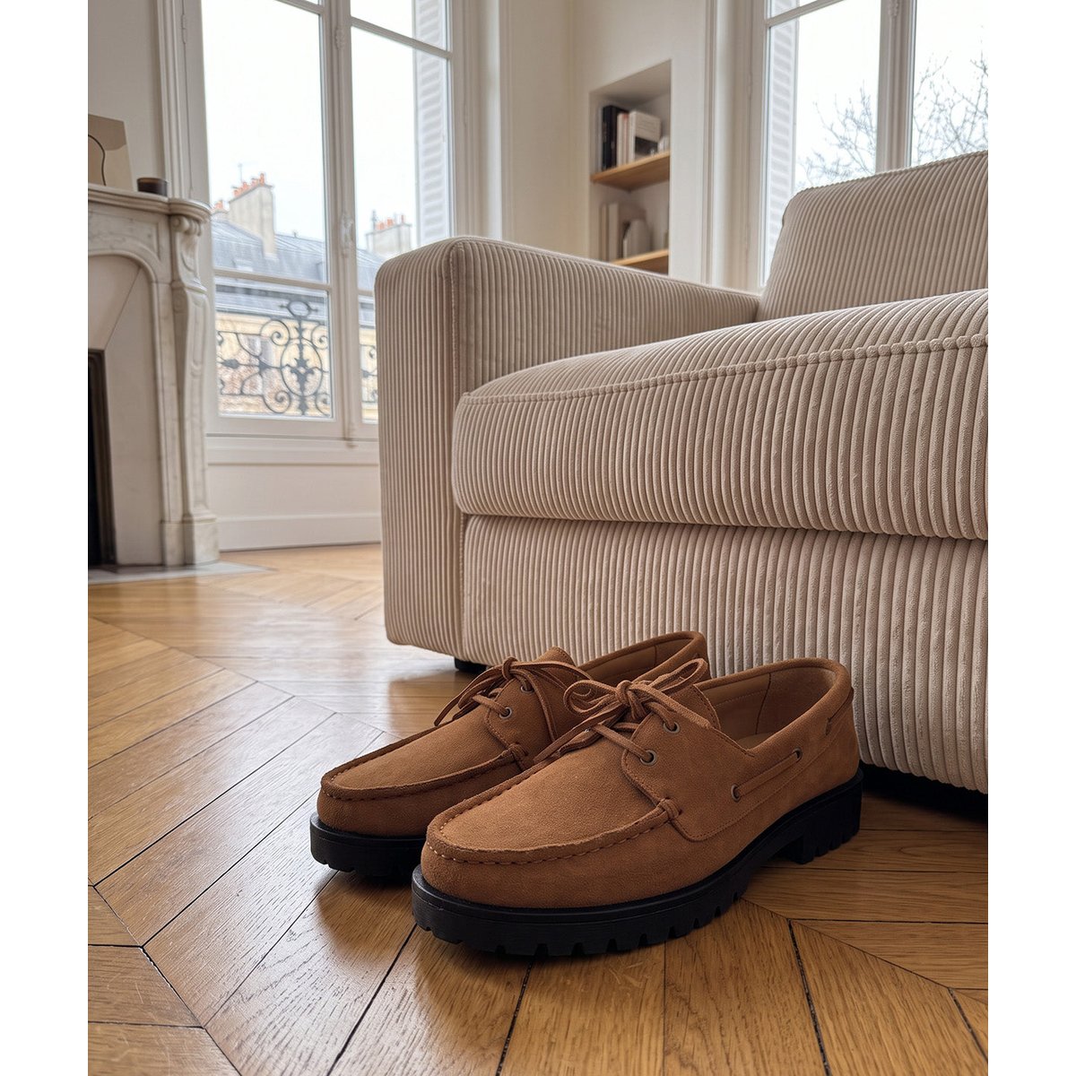 Mocassins ELISABETH muscade, FINSBURY