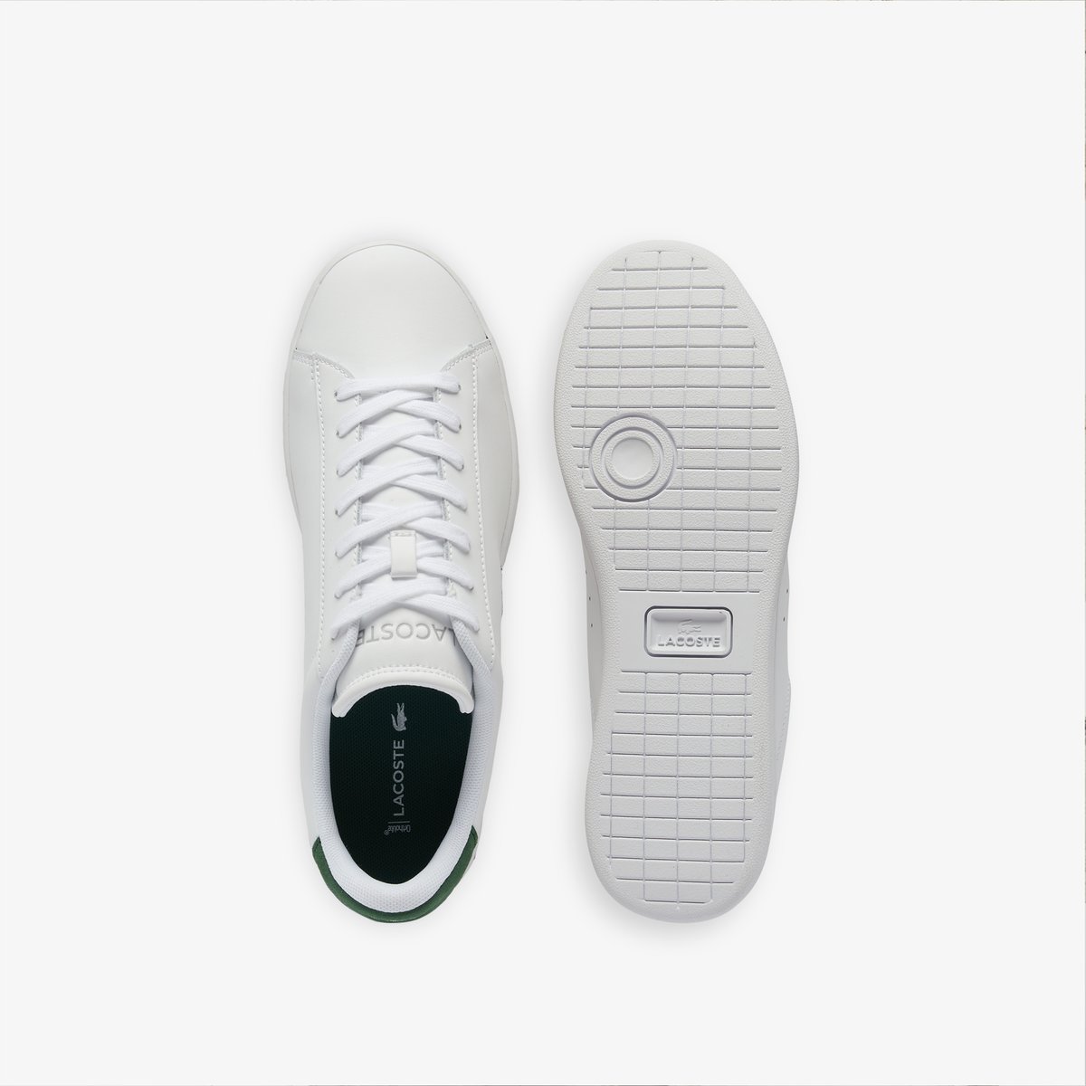 Sneakers Carnaby Set homme en cuir blanc-1r5, LACOSTE
