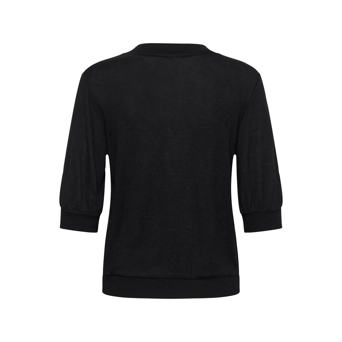 Pullover tricoté noir black deep, KAFFE