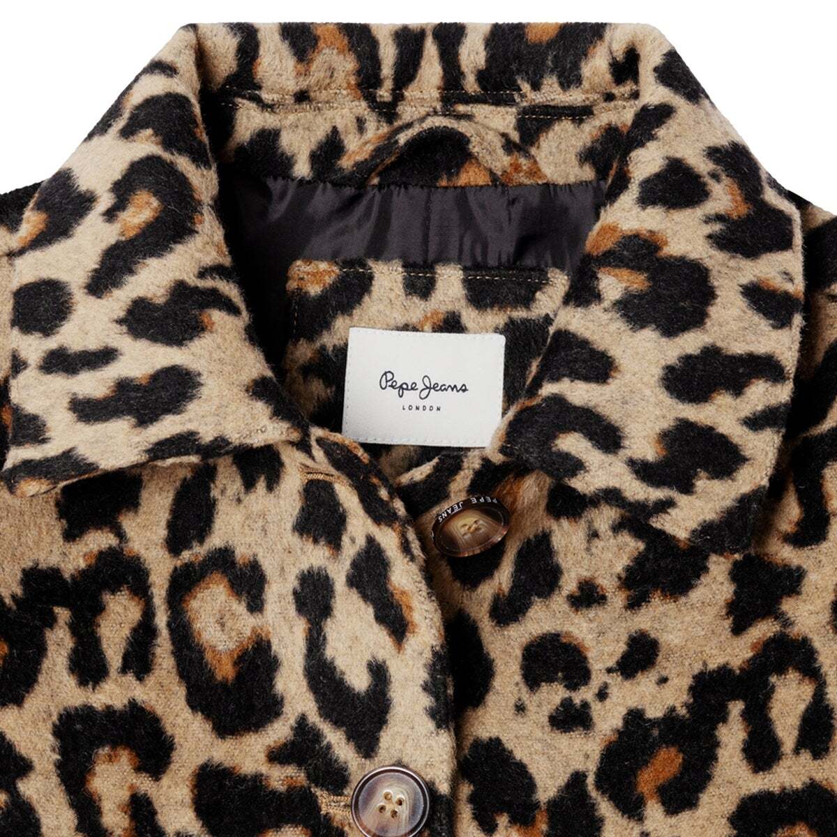 Veste À Imprimé Animal beige malté, PEPE JEANS