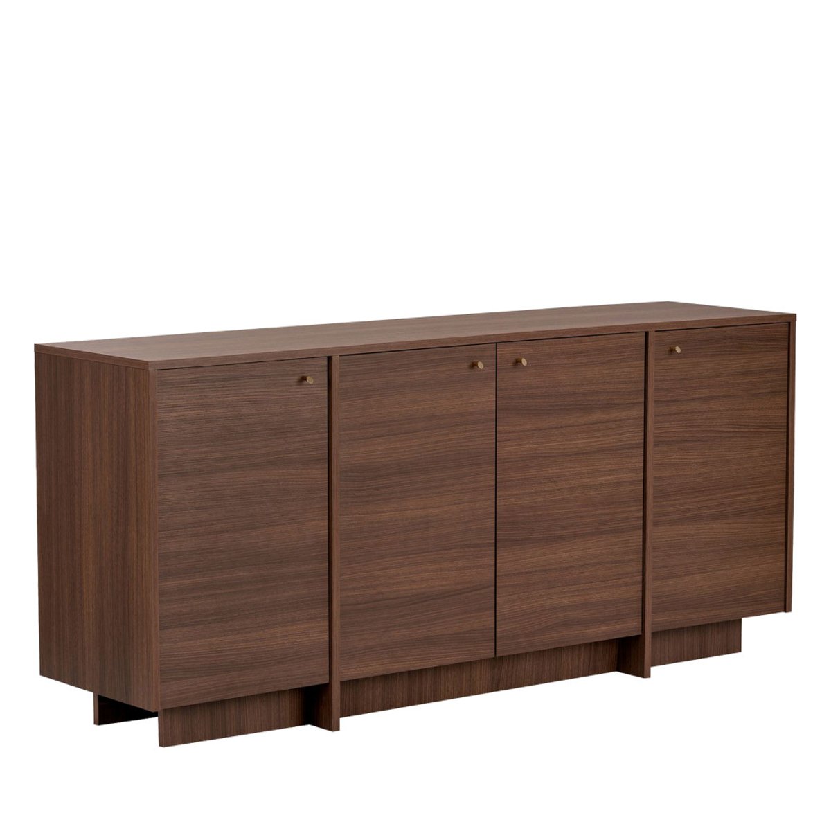 Buffet 4 portes en bois L180cm- HOPA bois foncé, DRAWER