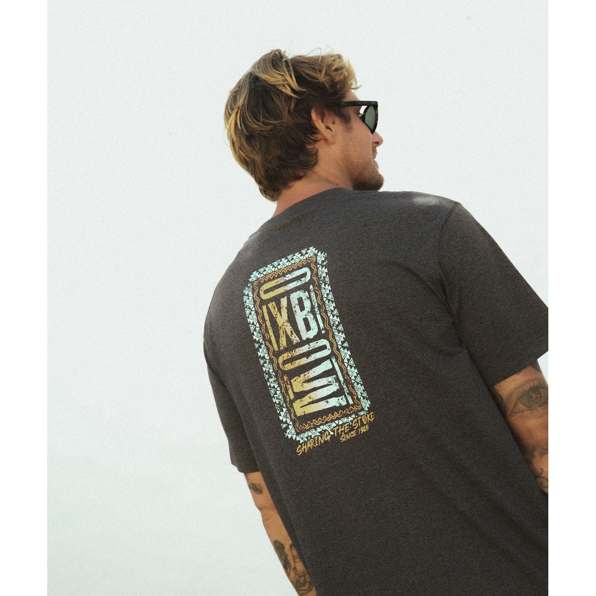 Tee-shirt manches courtes FOLK black, OXBOW