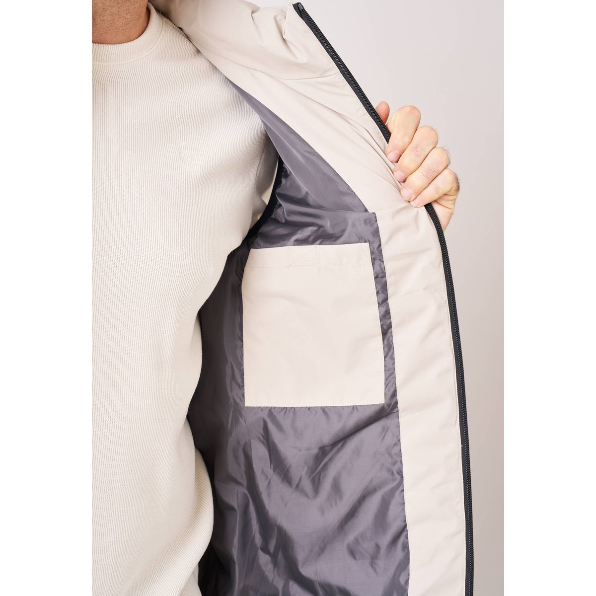 Doudoune sans manches homme DRYDEN chalk, DEELUXE