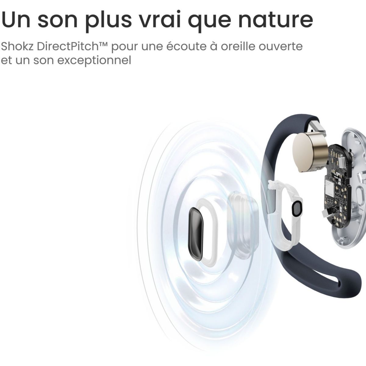 Ecouteurs OpenFit Air Noir noir, SHOKZ