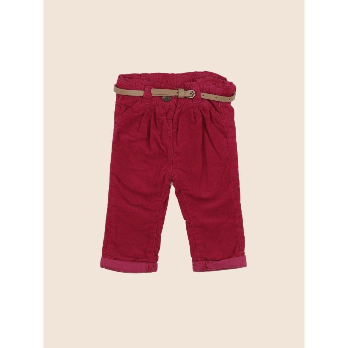 Pantalon doublé - Très bon état rouge, TAPE A L'OEIL