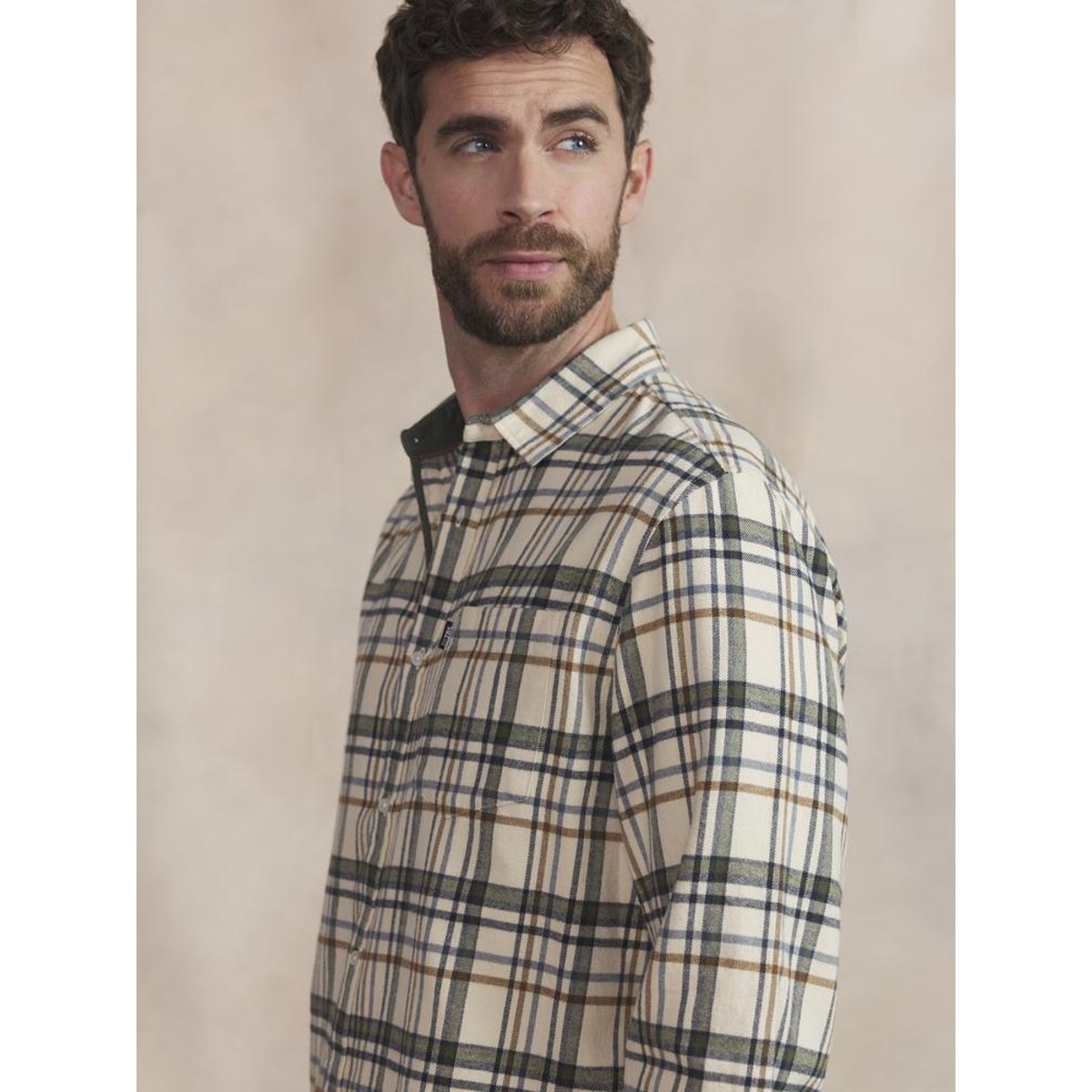 Chemise manches longues FRANKCHE beige, TBS