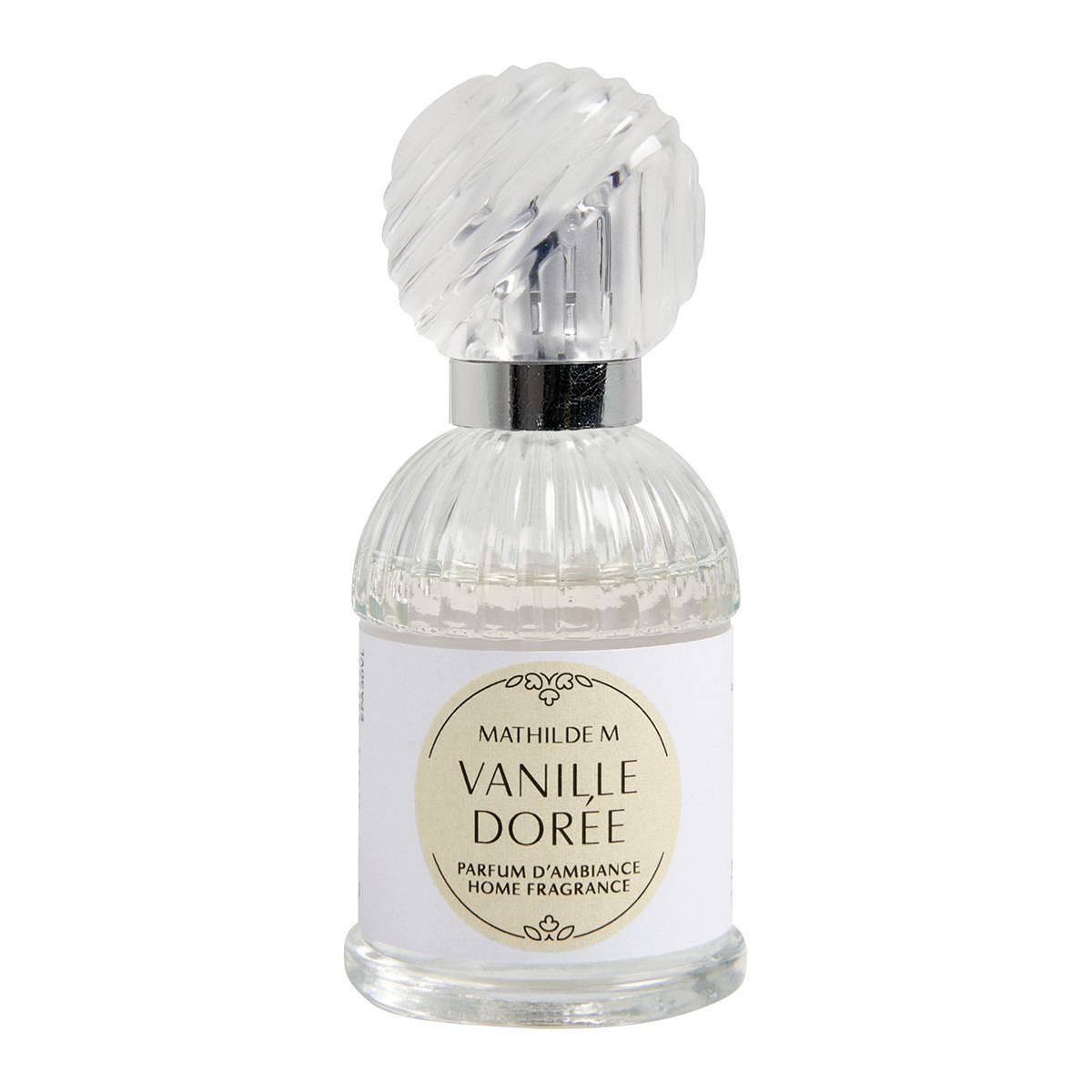 Coffret parfum et bougie Vanille Dorée TRÉSOR DE FLEURS rose, MATHILDE M