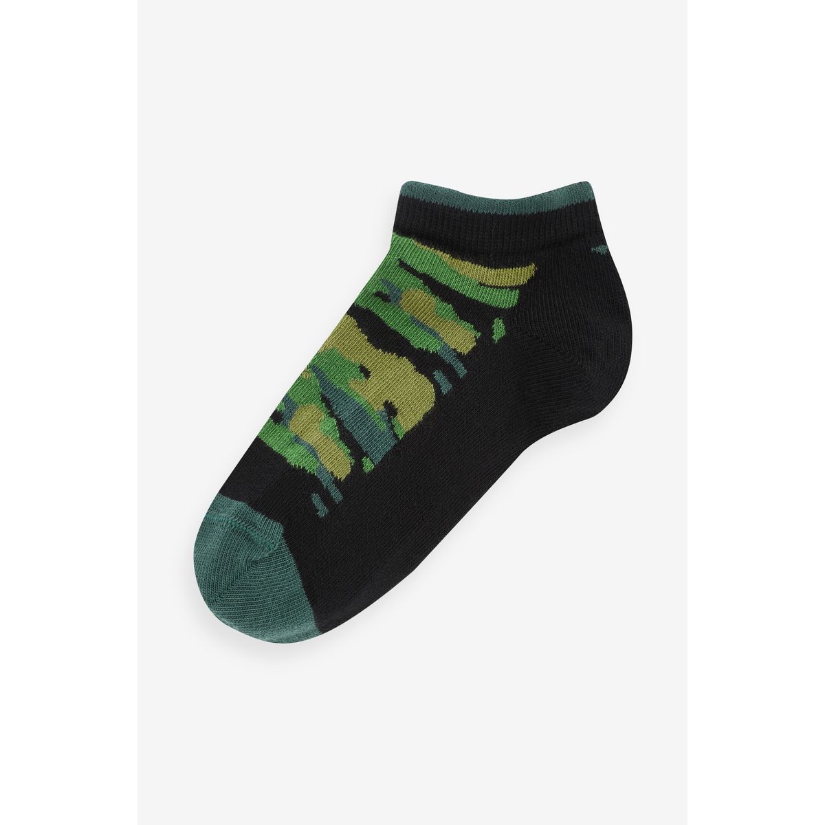 Chaussettes, lot de 7 noir camo brillant, NEXT