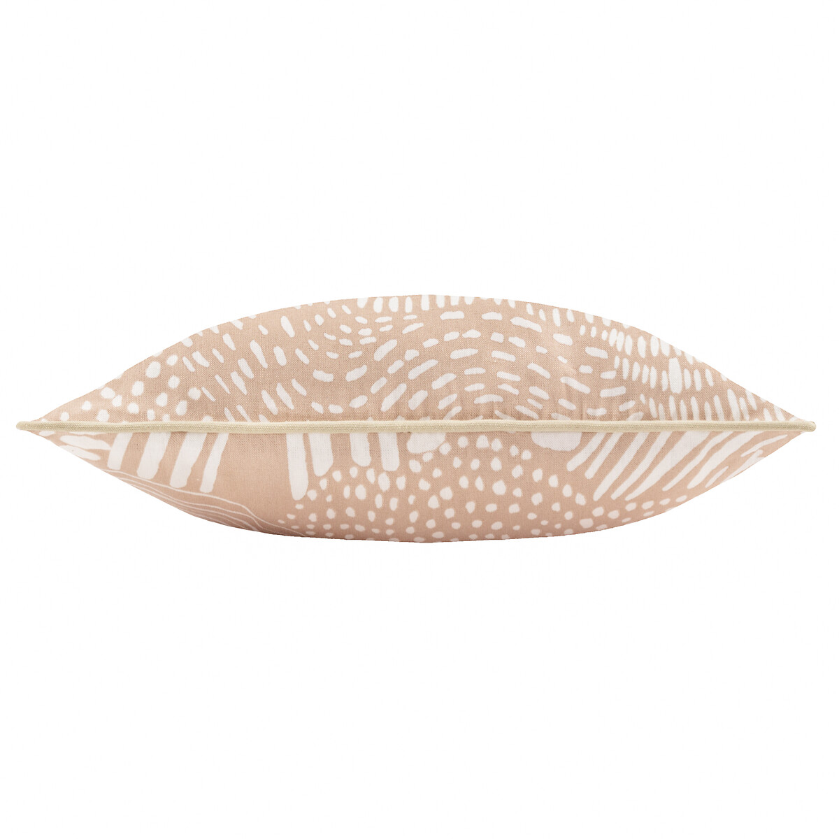 Nola Abstract Eyelet Cushion oatmeal beige, HÖEM