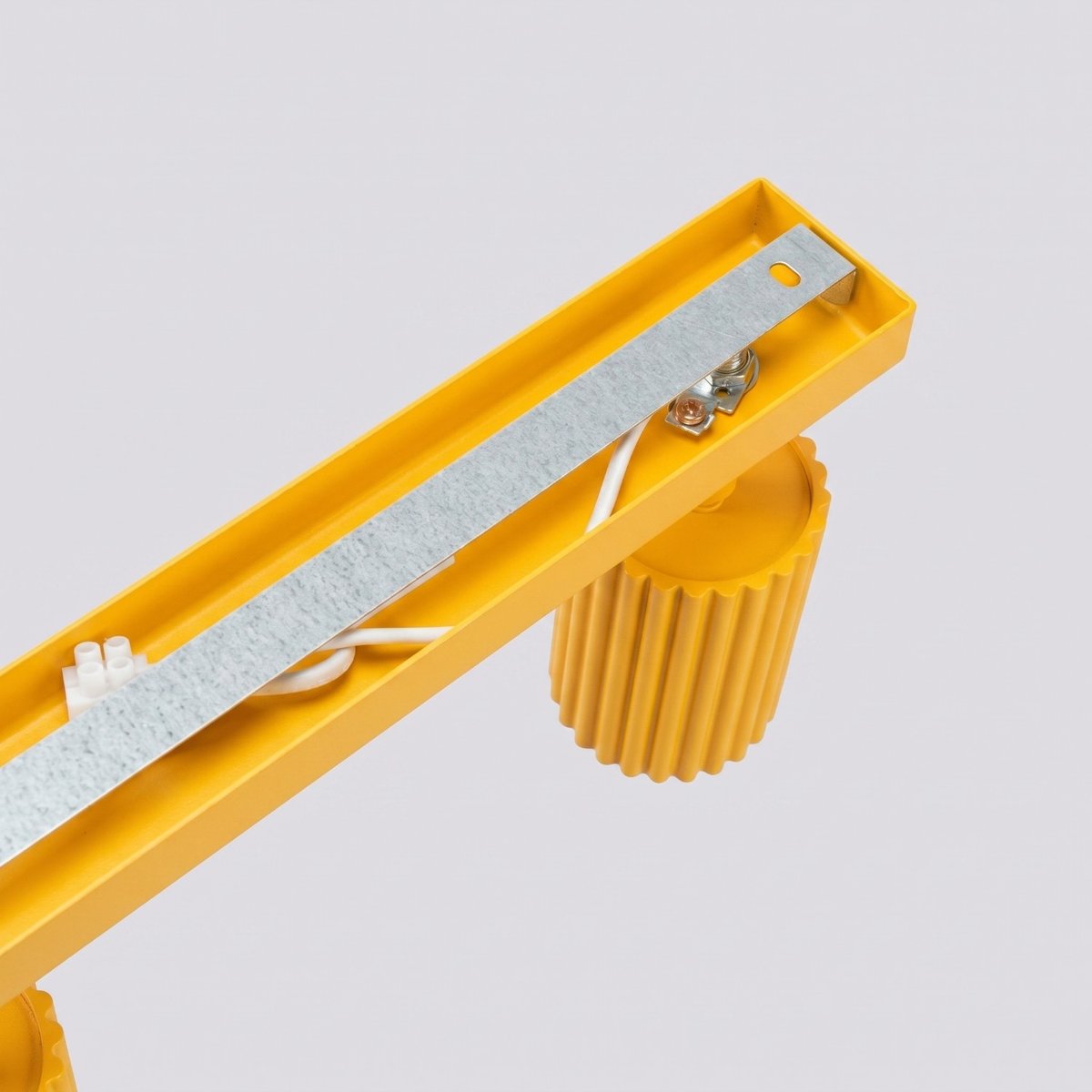 Plafonnier Aluminium Jaune GU10 6 Karbon jaune, EDEN