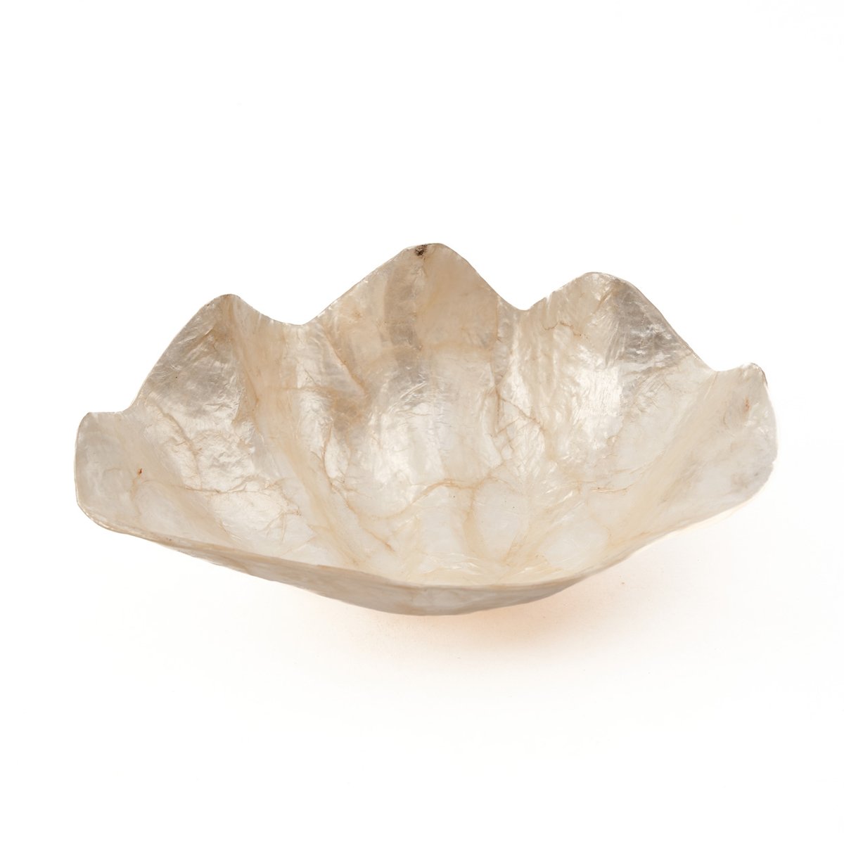 Porte-savon en coquillage MOTHER OF PEARL blanc, BAZAR BIZAR