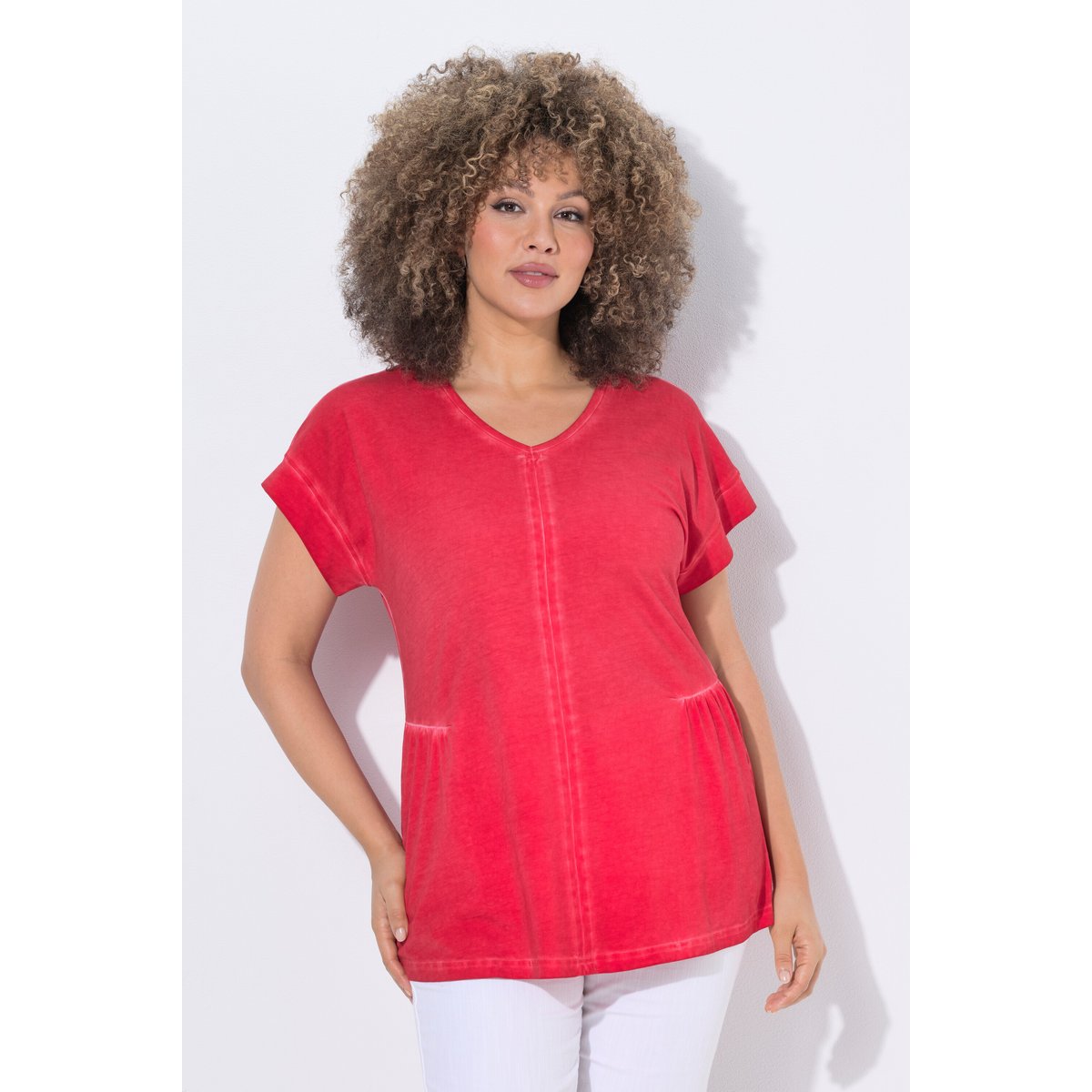 T-shirt oversize rose vif, ULLA POPKEN