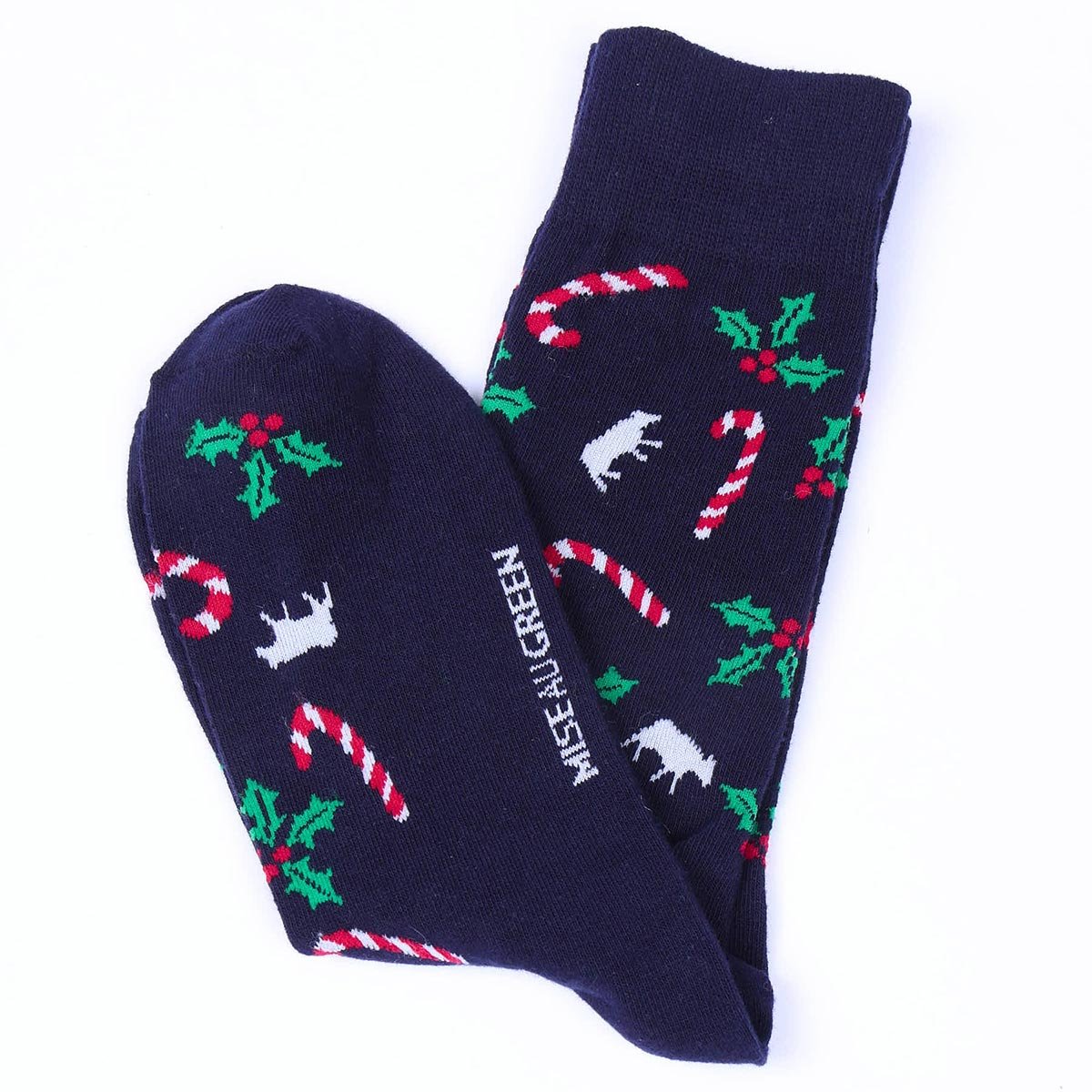 Chaussettes Noël bleu marine, MISE AU GREEN