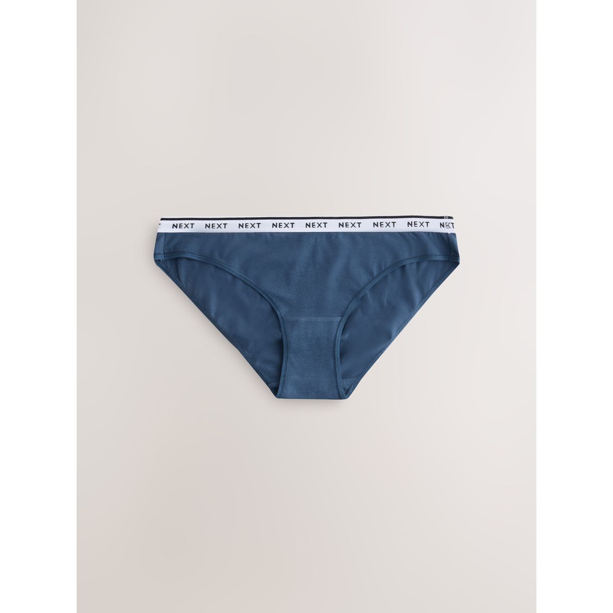 Culotte en coton à logo, lot de 4 rayures à carreaux verts, NEXT