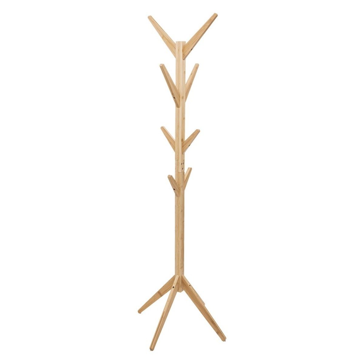 Porte-manteaux Arbre Bambou 8 Têtes beige, ATMOSPHERA