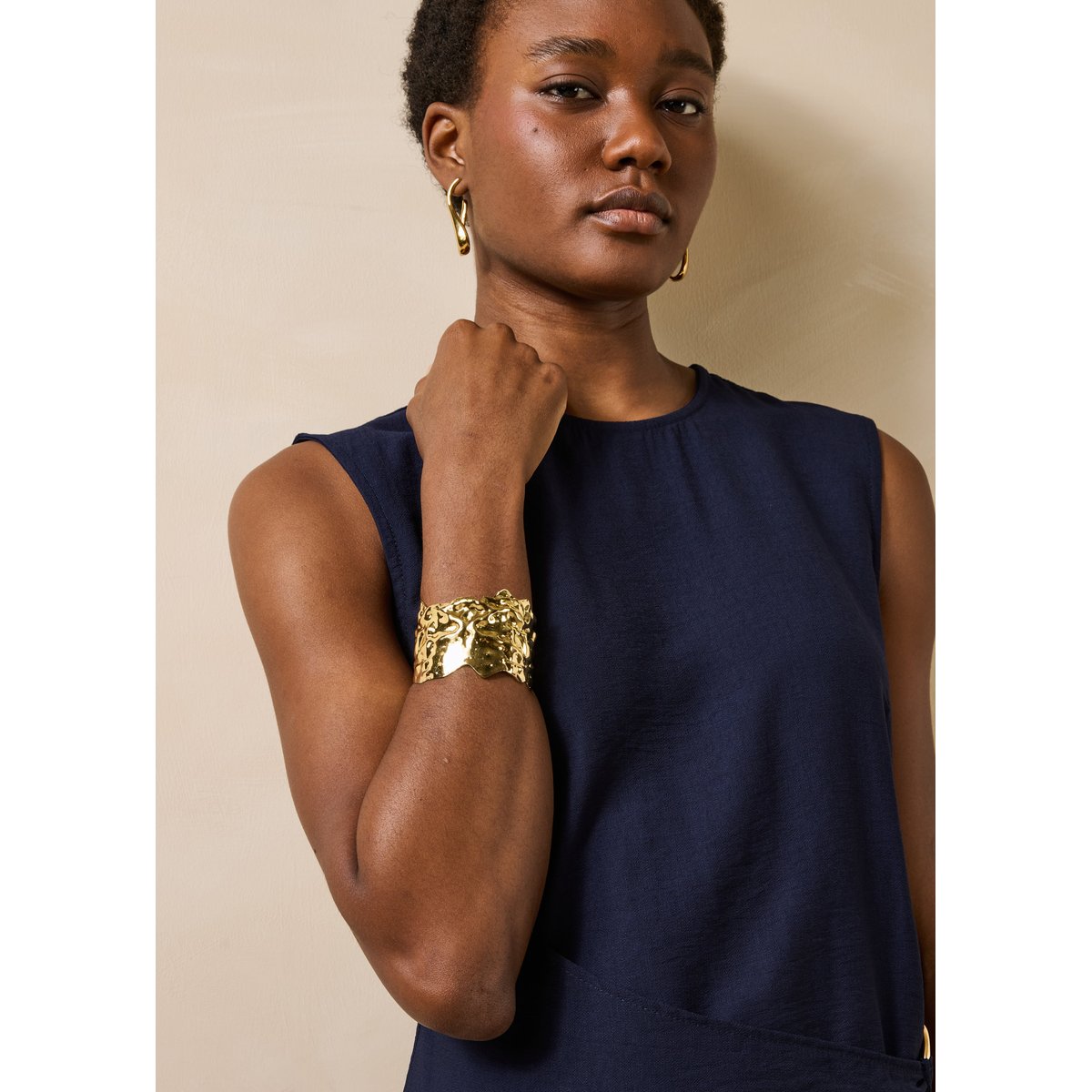 Bracelet jonc light gold, LA FEE MARABOUTEE