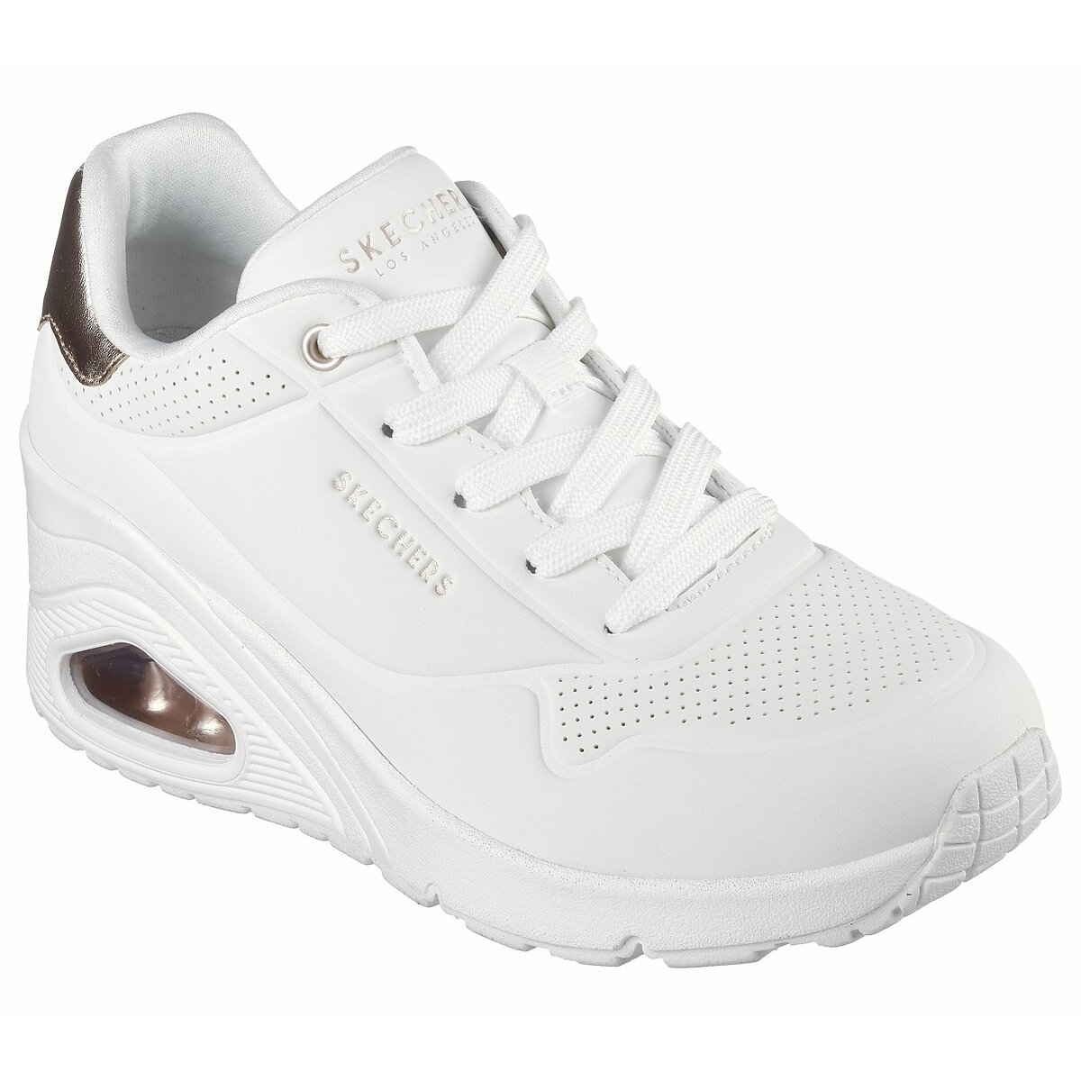 Baskets Uno Wedge - Hi Steps blanc, SKECHERS