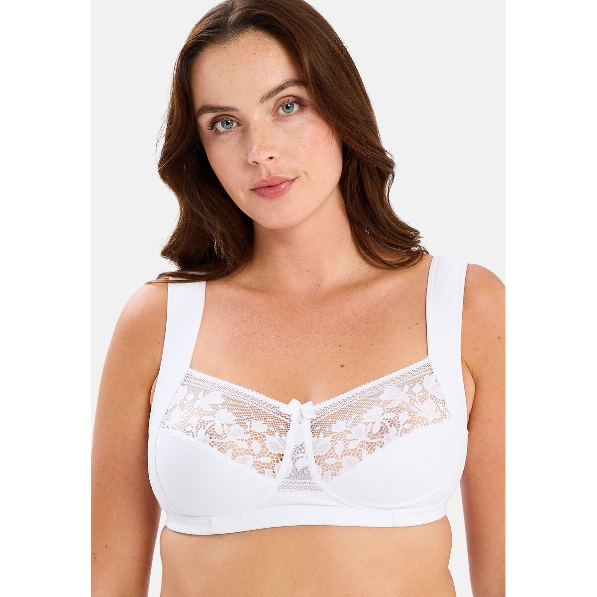 Reggiseno senza ferretti Jeanne bianco, SANS COMPLEXE