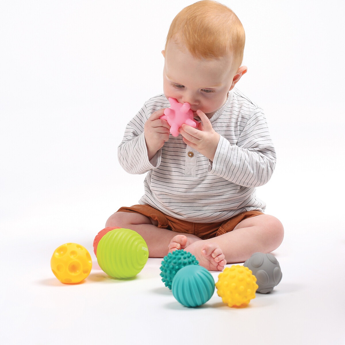 Assortiment de 8 balles multicolore, LUDI