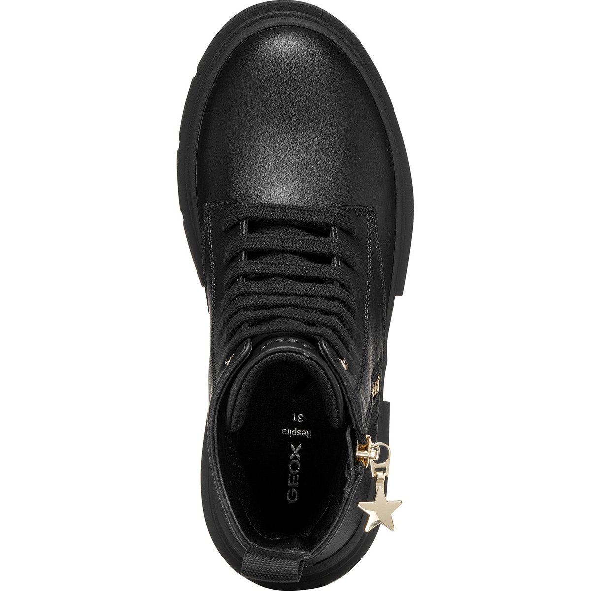 Bottines zippées et à lacets, KARSYN noir, GEOX