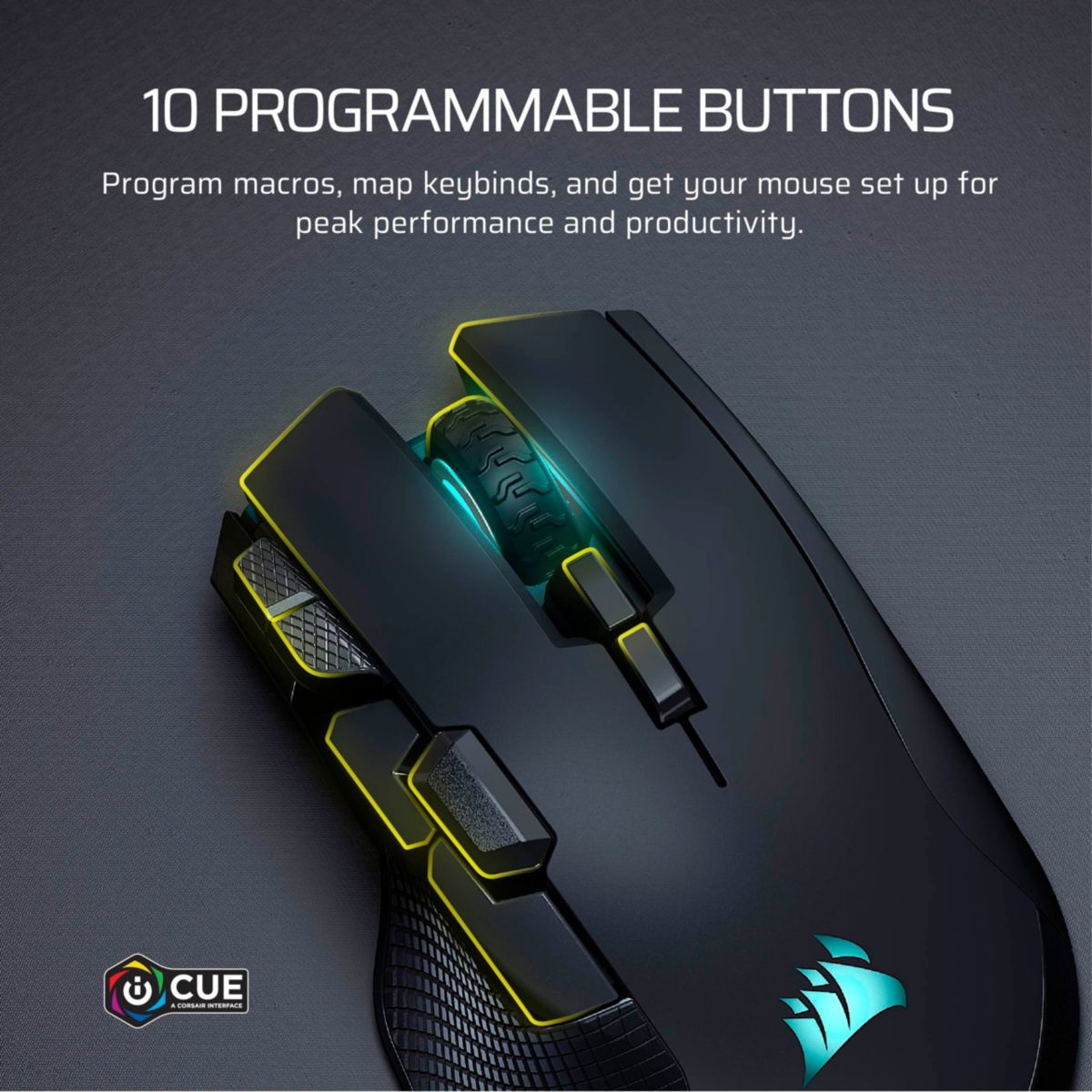 Souris Gamer Sans Fil IRONCLAW WIRELESS SE couleur unique, CORSAIR