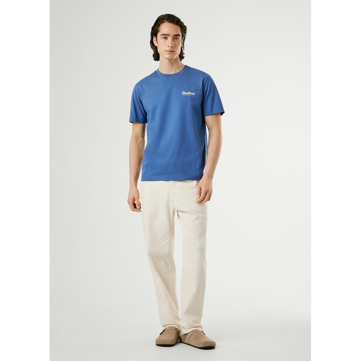 T-shirt à manches courtes Milon bleu, PEPE JEANS
