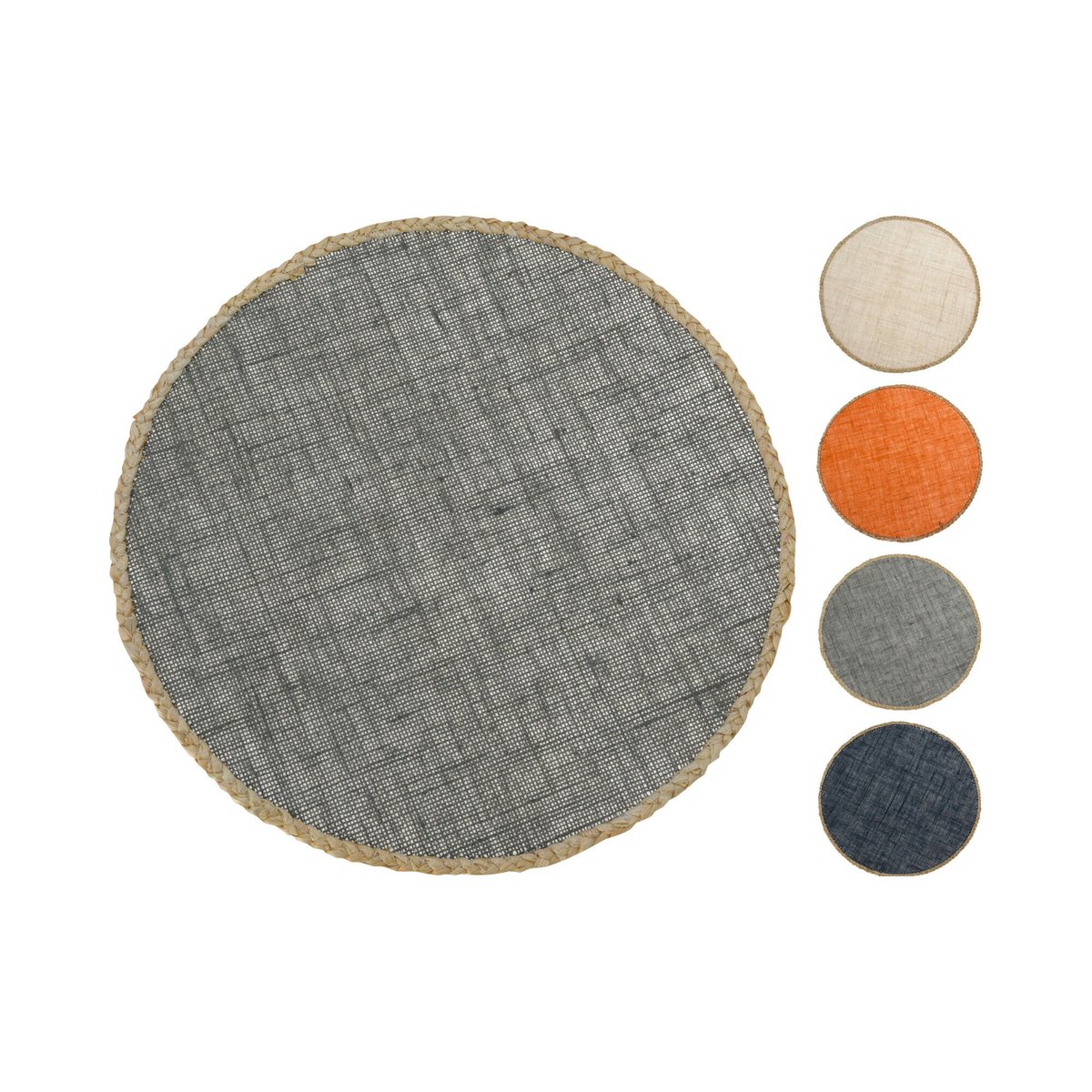 Set de table rond multicolore - Set de 4 multicolore, WADIGA