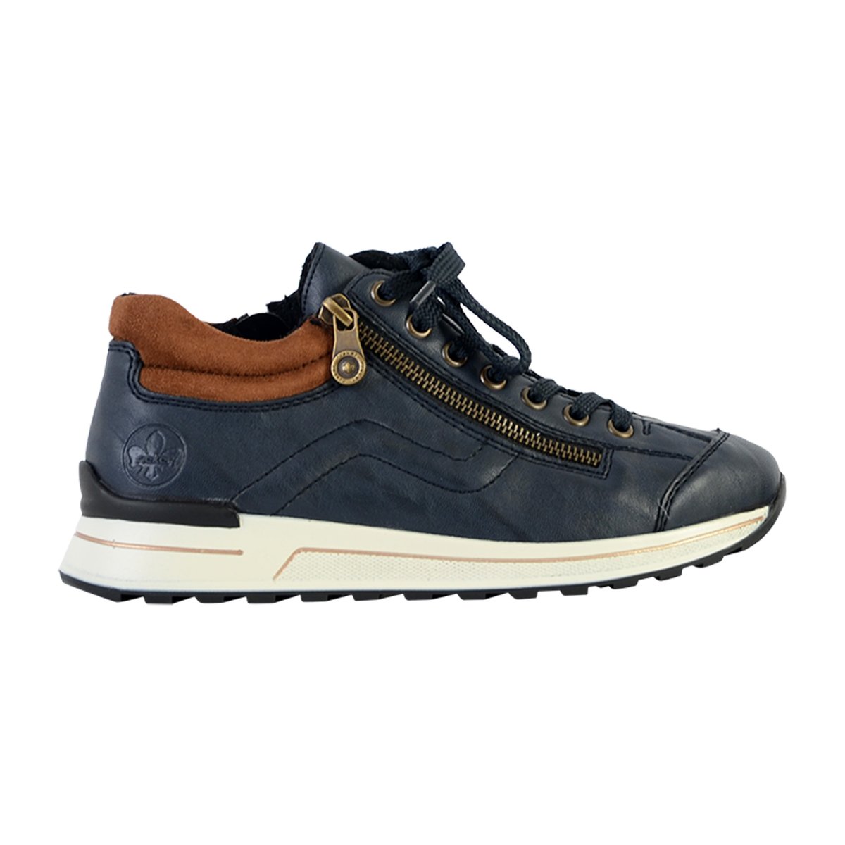 Basket à Zip Morelia bleu, RIEKER