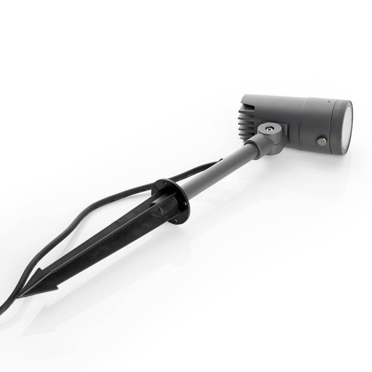 Lampe à planter en aluminium moderneLED gris foncé, LUCANDE