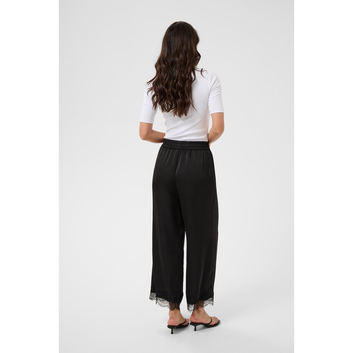 Pantalon casual noir black deep cc., KAFFE