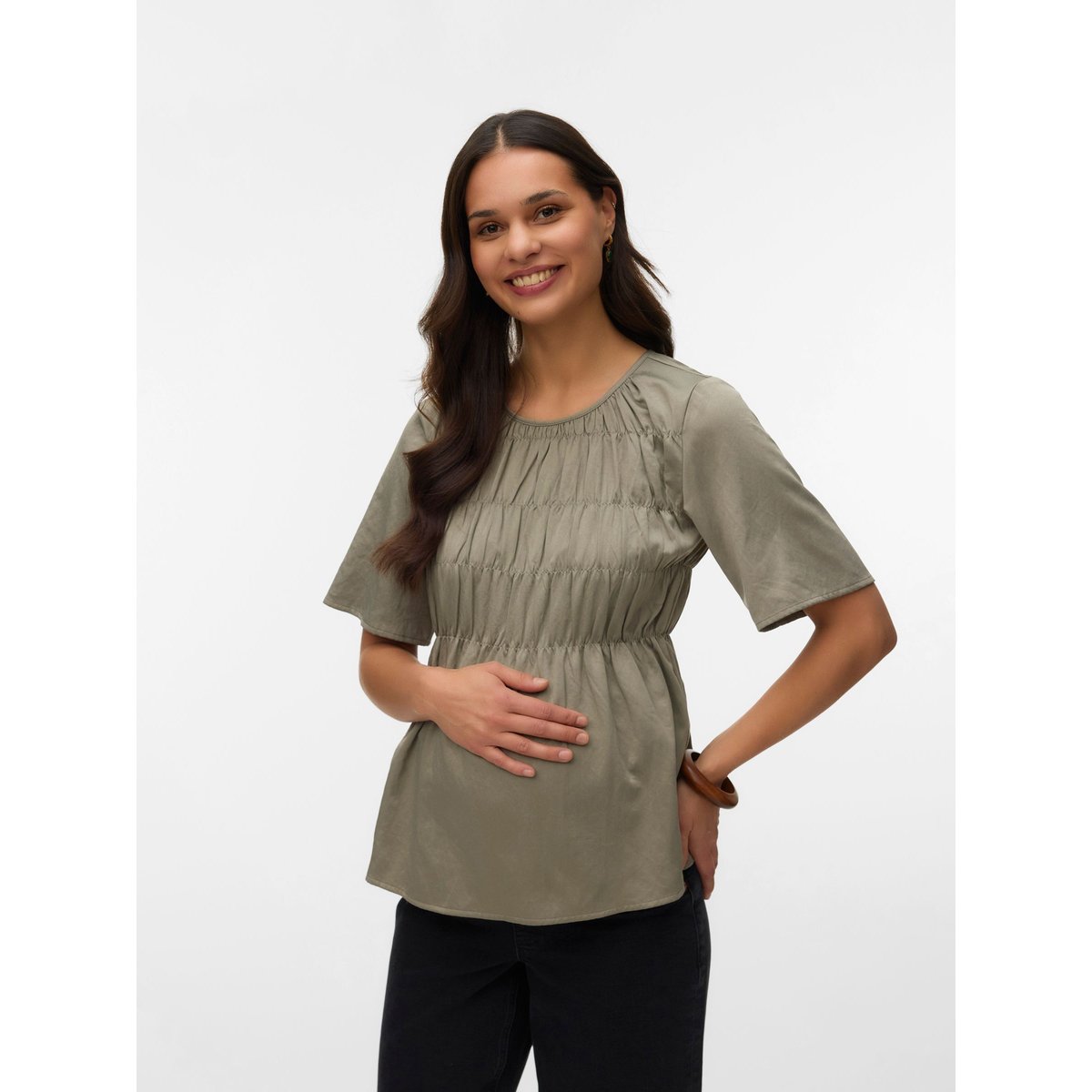 Top olive drab, MAMA LICIOUS