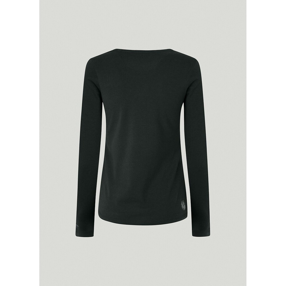 T-shirt maniche lunghe, con logo nero , PEPE JEANS