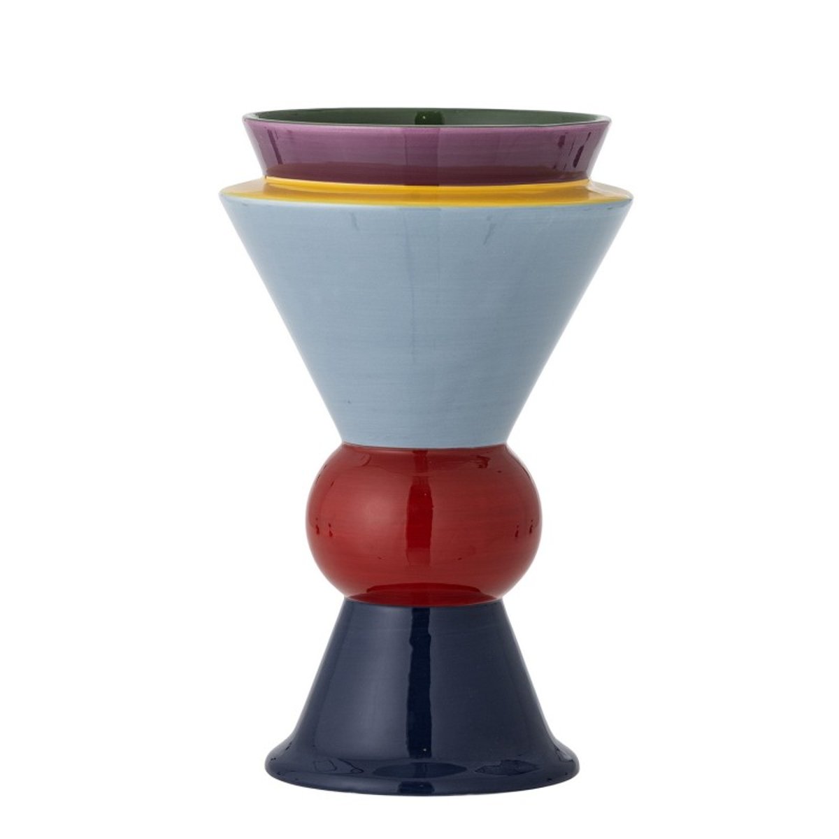Vase céramique design  TRILLA multicolore, BLOOMINGVILLE