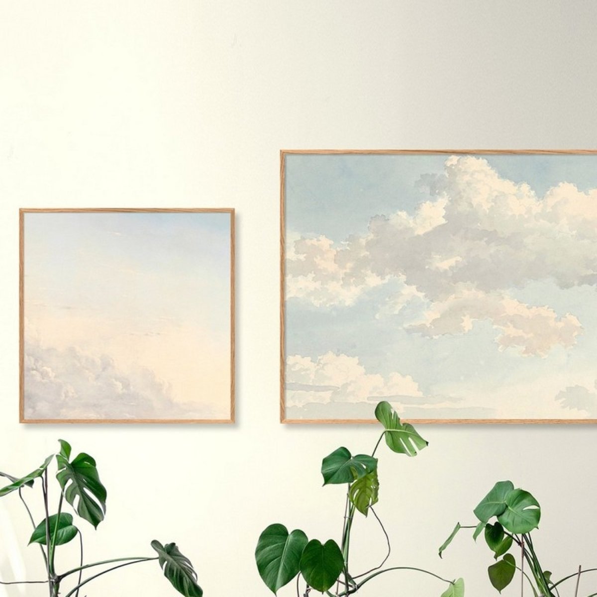 Affiche nuages Clouds bleu clair, THE DYBDAHL CO
