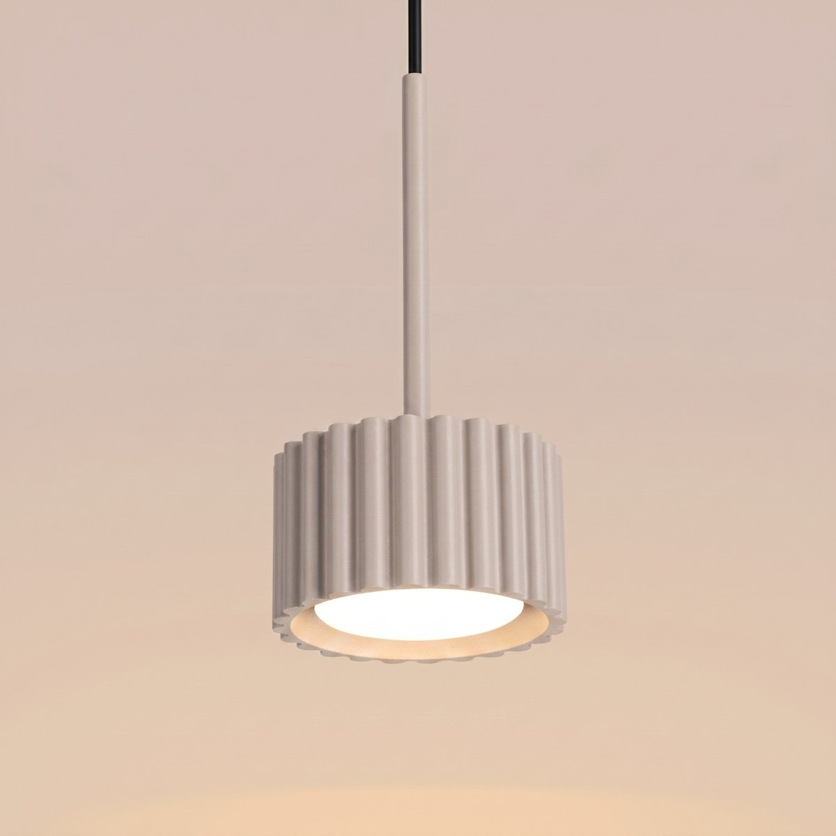 Suspension Aluminium Taupe Gx53 1 AURA taupe, EDEN