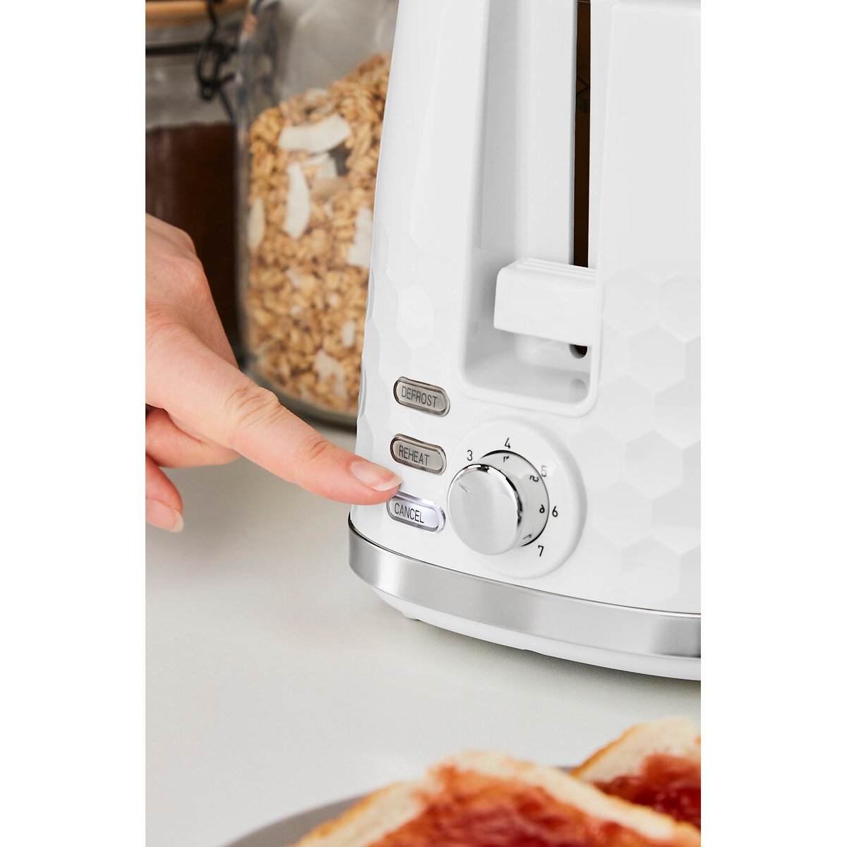 Hive 2-Slice Toaster white, MORPHY RICHARDS