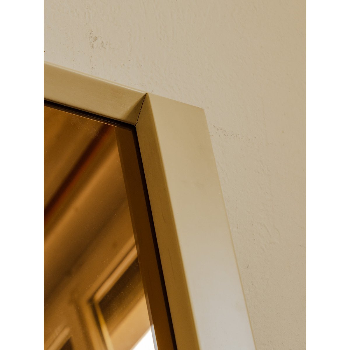 Miroir en bois crème Igor N°1183 - Bon état crème, DEBONGOUT
