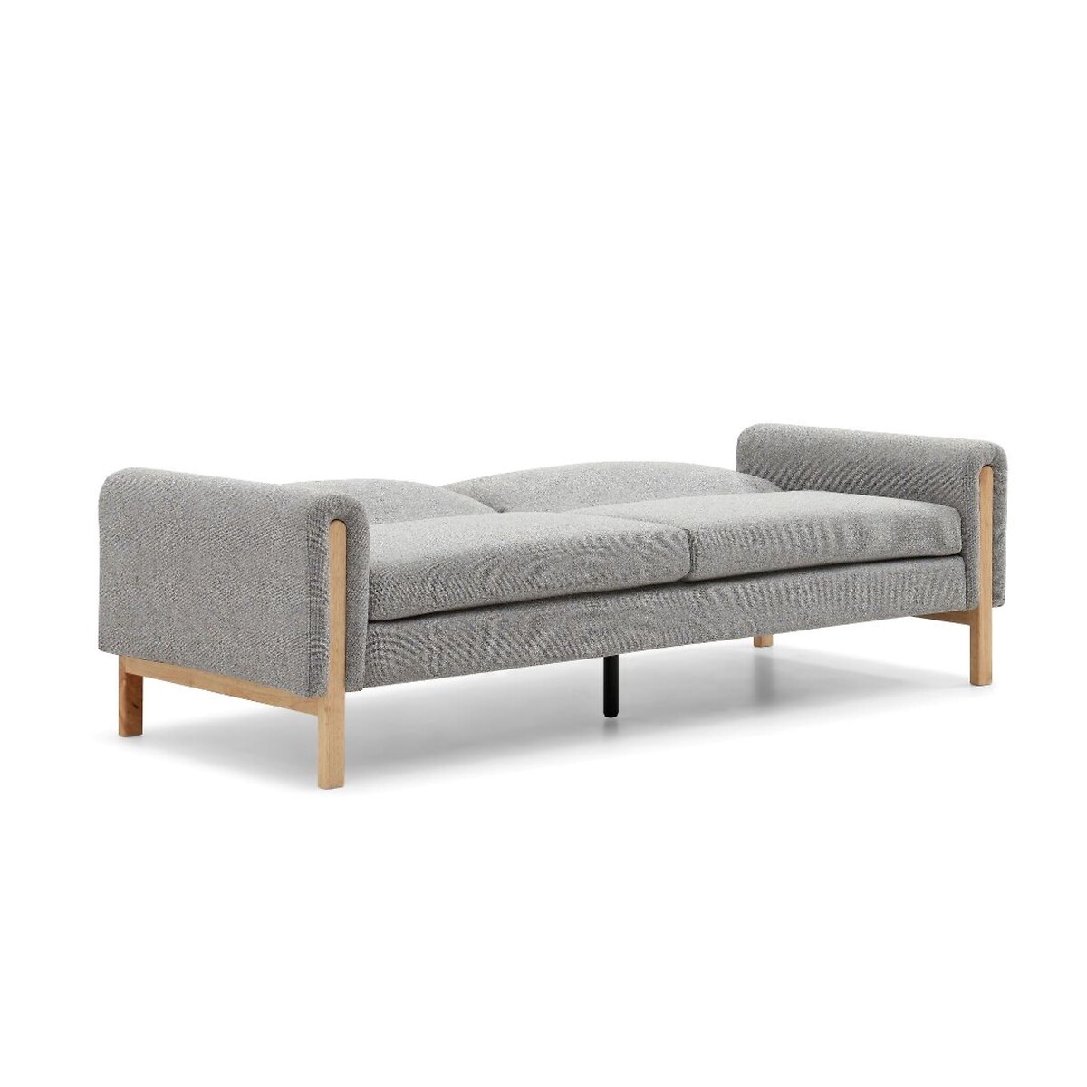 Quincy Textured Weave Click-Clack Sofa Bed grey, SO'HOME