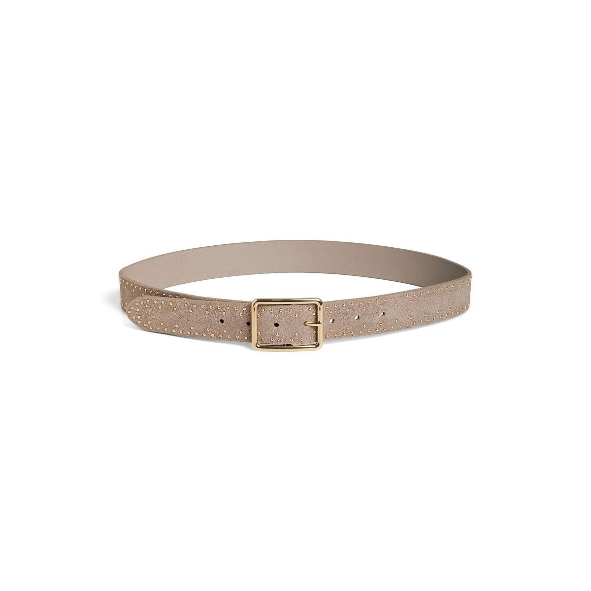 Cintura in pelle scamosciata con borchie, Ada talpa, PIECES