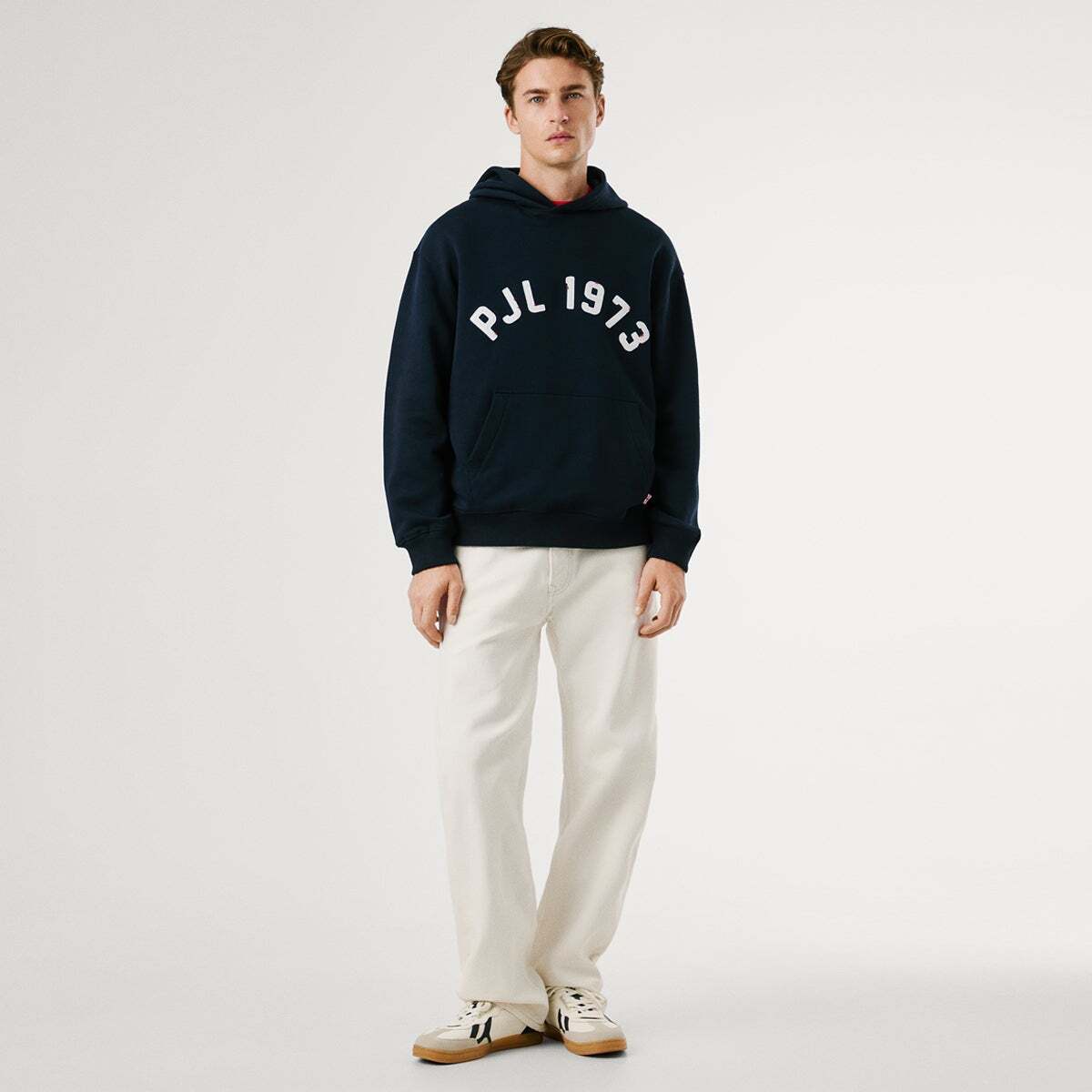 Sweat À Capuche Avec Logo Pjl 1973 bleu dulwich, PEPE JEANS