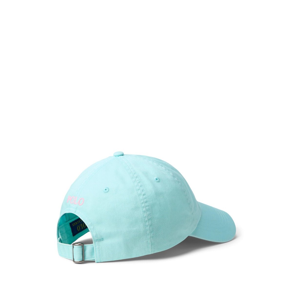 Casquette de baseball coton chino bleu aqua, POLO RALPH LAUREN