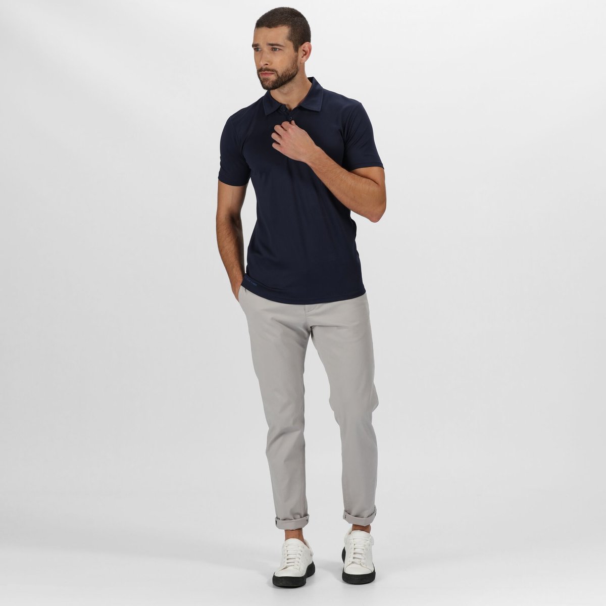 Polo HONESTLY MADE bleu marine, REGATTA