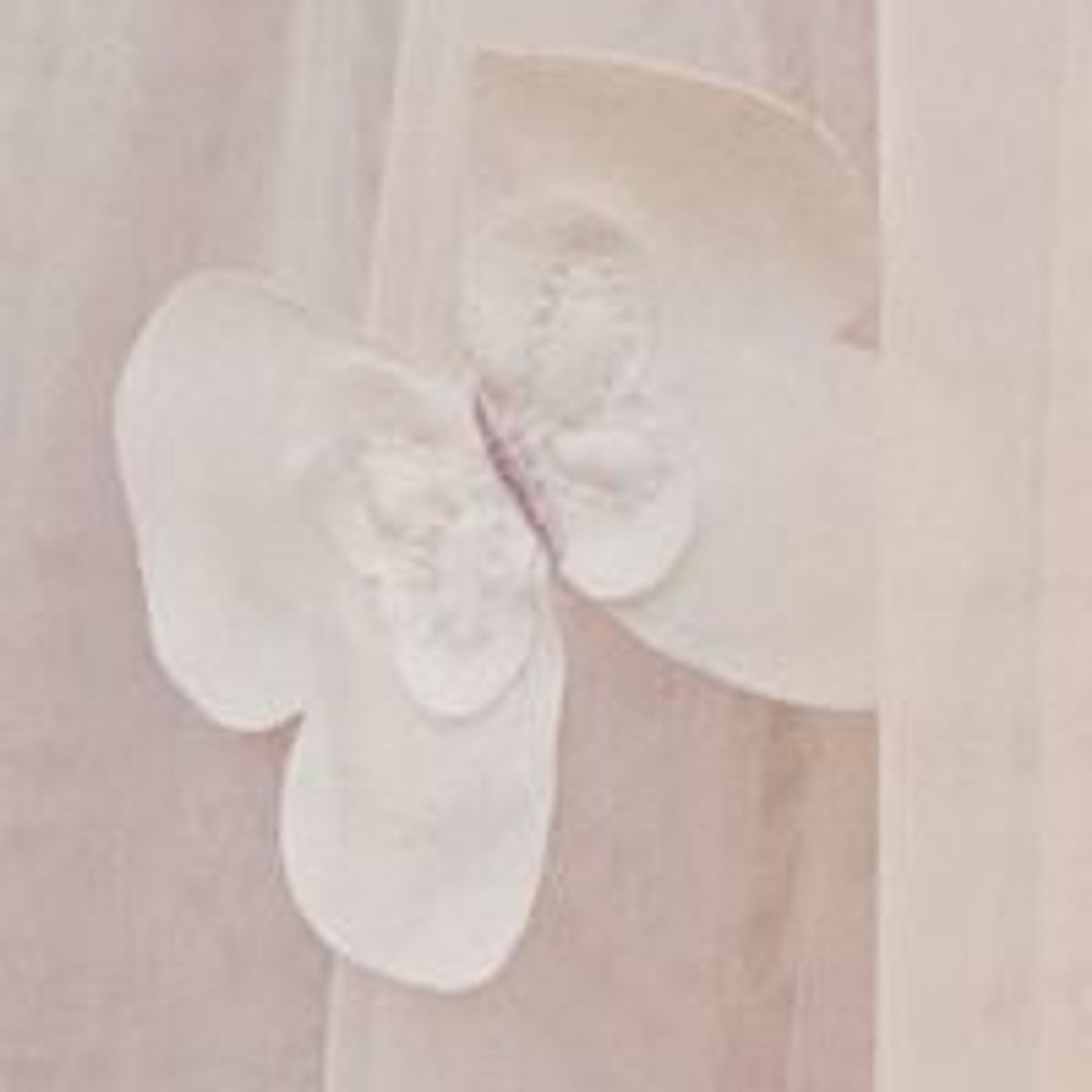 Robe en tulle à col volanté blanc, NEXT