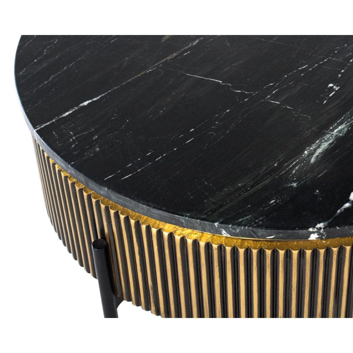 Table basse Bois Bronze - ALMA bronze, DECORATION D’AUTREFOIS