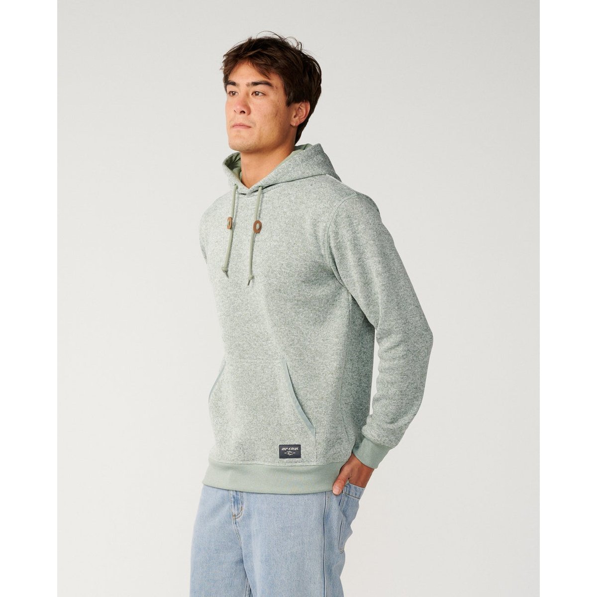 Sweat à Capuche CRESCENT sauge, RIP CURL