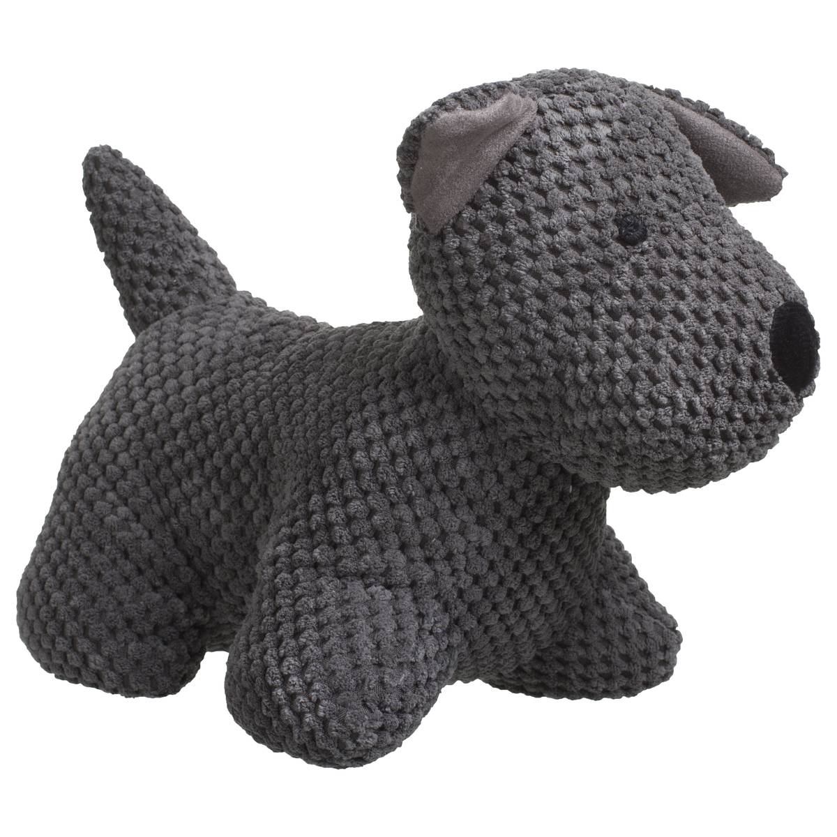 Cale-porte en forme de chien POPCORN gris, ATMOSPHERA