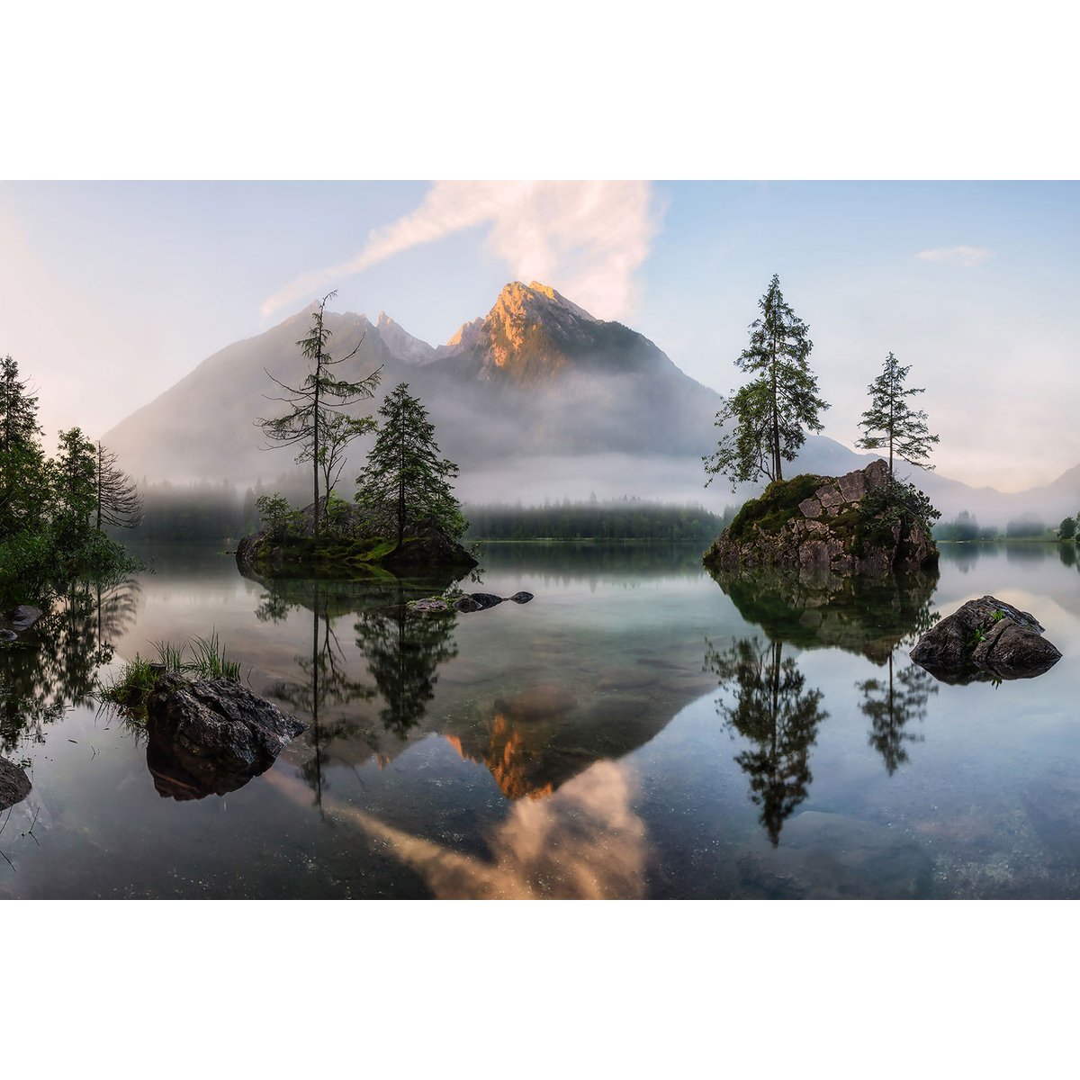 Tableau nature's awakening tableau alu dibond, HEXOA