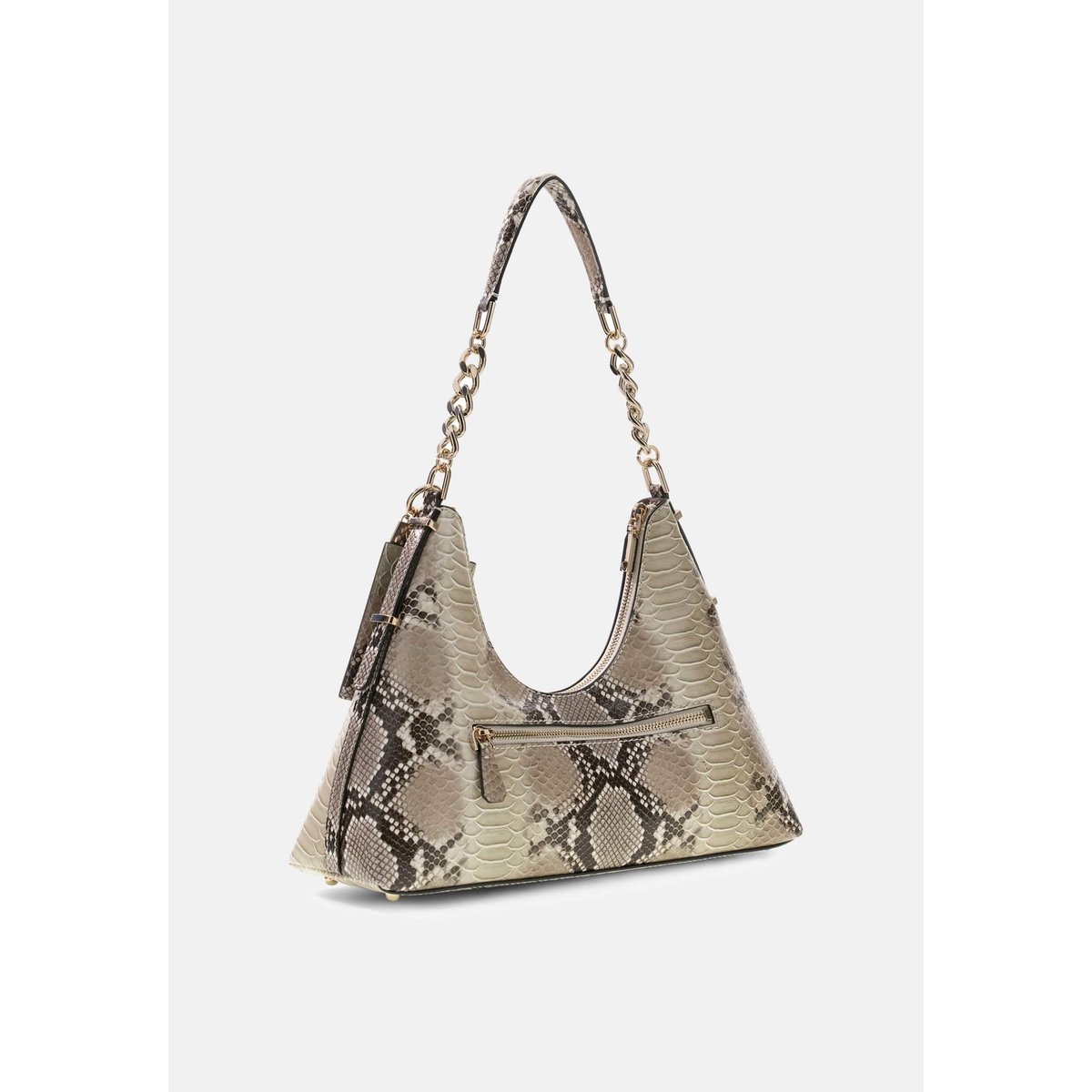 Sac Hobo Imprimé Animalier Yvonne marron multi, GUESS