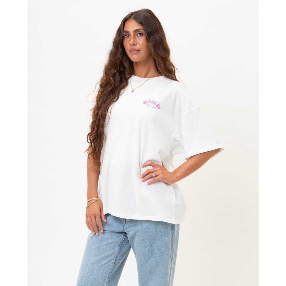 T-shirt Half Moon Bay Heritage os, RIP CURL